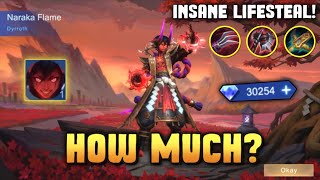 HOW MUCH IS DYRROTH COLLECTOR SKIN NARAKA FLAME INSANE LIFESTEAL GRAND COLLECTION EVENT  MLBB [upl. by Omor117]