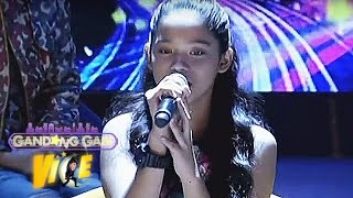 GGV Sassa Dagdag sings quotLa Vie En Rosequot [upl. by Kahl]