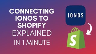 How To Connect IONOS To Shopify 2024 [upl. by Derwin]