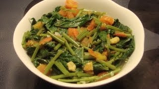 Sweet Potato Leaves recipe [upl. by Ailices]