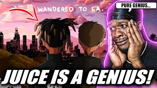 JUICE IS A GENIUS  Juice WRLD amp Justin Bieber  Wandered To LA Official Audio REACTION [upl. by Nylrebma522]