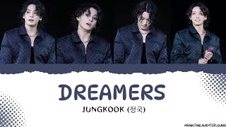 Jungkook 정국  Dreamers Official Lyrics Video  Inspiring Anthem [upl. by Nimsaj]