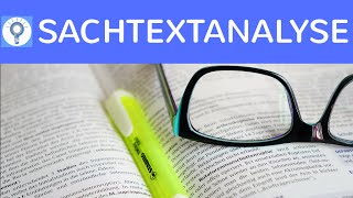 Wie schreibe ich eine Sachtextanalyse Wie analysiere ich einen Sachtext  Textanalyse [upl. by Behnken838]