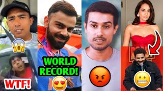 This YouTuber went TOO FAR…😨 Dhruv Rathee ANGRY Virat Kohli WORLD RECORD Kusha on Samay Roast [upl. by Ime]