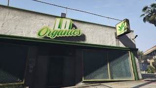 LD ORGANICS NEW LOCATION GTA Online The Contract DLC Lamar Davis Weed Business [upl. by Weikert571]