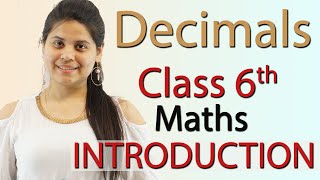 Introduction  Chapter 8  Decimals  Class 6th Maths [upl. by Platto]