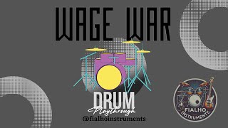 Wage War  Low  Drum Playthrough [upl. by Adnik15]