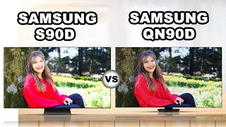 Samsung S90D OLED TV vs Samsung QN90D Neo QLEDquot LCD TV [upl. by Abeh92]