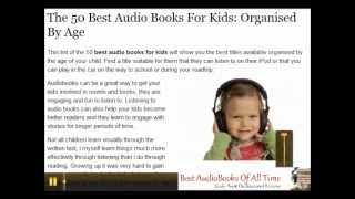 The 50 Best Audio Books For Kids Organized by age group [upl. by Arriaet]