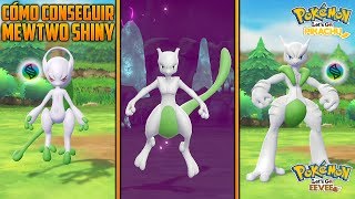 Cómo conseguir a ✨ MEWTWO SHINY ✨ SHINY HUNTING  Pokémon Lets Go Eevee amp Pikachu [upl. by Ennayehc130]