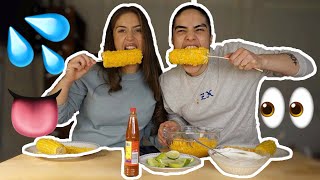 OUR FIRST TIME 👀EJ CLICKBAIT  Lagar ELOTES med CHEEZ CRUNCHERZ  Cooking with Nicole ampBeri [upl. by Brookes]