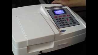 UV Vis Spectrophotometer  LMSP UV1200 [upl. by Flo]