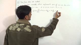 13 Let X denote the sum of the numbers obtained when two fair dice are rolled Find the variance an [upl. by Buyse72]