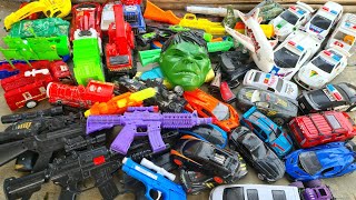 HUNTING TOYS GUNS AK47 M16 SHOTGUN SOFT BULLET GLOCK PISTOL REVOLVER WATER GUN SPORTCAR [upl. by Jueta]