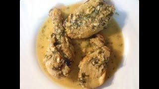 Menú  Pollo con piñones [upl. by Jerrome]