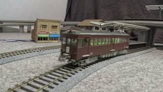 Hoscale 高架島式ホームと立体交差＋ちょっと勾配 103系 琴電 【GoPro】 part13 003 [upl. by Abner]