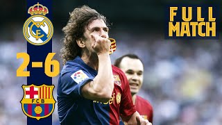 FULL MATCH Real Madrid 2  6 Barça 2009 THE LEGENDARY 26 IN ELCLÁSICO [upl. by Anehs439]