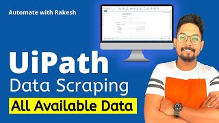 UiPath Dynamic Data Scraping ALL Availalbe DATA [upl. by Aksel]