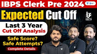 IBPS Clerk Expected Cutoff 2024  IBPS Clerk Analysis  Last 3 Year Cutoff Analysis  By Team AVP [upl. by Sax]