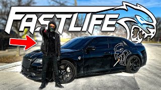 FASTLIFE DRIVER CUTS UP IN MY HELLCAT [upl. by Zednanref]