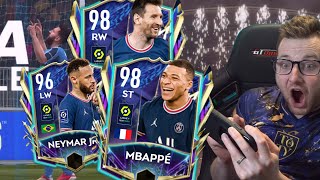 TOTS Messi Neymar and Mbappe Join our FIFA Mobile 22 Squad Ligue 1 Team of the Season [upl. by Bindman]