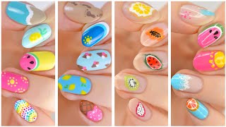 Cute Nail Art 2023 ☀️ Fun amp Easy Summer Nail Art Compilation [upl. by Junina]