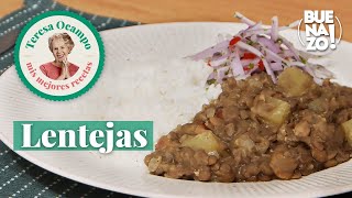 Cómo preparar lentejas  Teresa Ocampo Recetas  Buenazo [upl. by Dorolice]