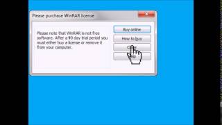 Please purchase WinRAR license [upl. by Schaper]