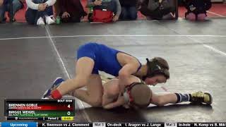 Intermediate 63 Brennen Goble Askren Wrestling Academy Vs Briggs Weigel Belmont Platteville Team G [upl. by Gotthard]