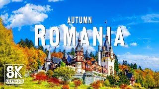 Romania Autumn 8K UHD  A Flight Over Europes Fairytale Land [upl. by Rhodes]