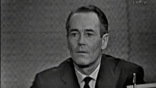 Whats My Line  Henry Fonda Gig Young panel Jan 15 1961 [upl. by Llyrpa401]