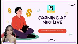 The Earnings on NIKI LIVE nikiliveapp [upl. by Alikee]