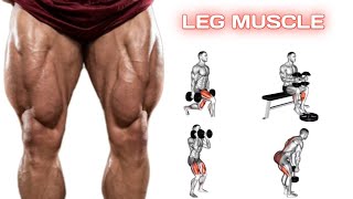 Built leg muscle with dumbell [upl. by Leahcimluap622]