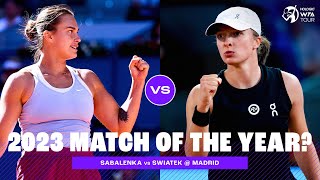 FULL MATCH  Iga Swiatek vs Aryna Sabalenka  2023 Madrid Final [upl. by Aivlys877]