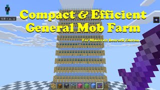 Minecraft General Mob Farm Compact amp efficient [upl. by Llohcin]