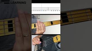 Enter Sandman Bass Line  Metallica [upl. by Uehttam]