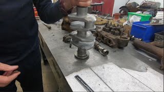 Making the crank Mini 2 cylinder Part 1  Ivans Shed [upl. by Sharyl]