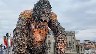 Carnevale di Viareggio 2023  5 corso mascherato [upl. by Aluin]