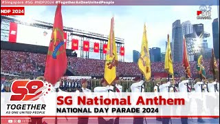 Singapore National Anthem quotMajulah Singapuraquot at NDP 2024 SG59 [upl. by Trebla]