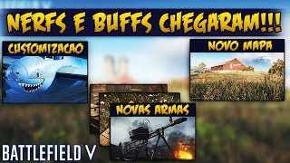 ATUALIZAÇÃO DE DEZEMBRO DO BATTLEFIELD V O QUE MUDOU NERFS E BUFFS [upl. by Dilahk]