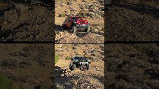 Jeep Gladiator and Toyota Tacoma in Reno Nevada Off Road Trails [upl. by Oicaroh]