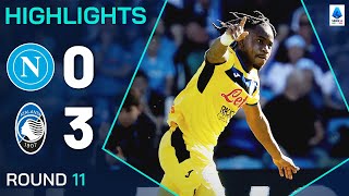 NAPOLIATALANTA 03  HIGHLIGHTS  Lookman and Retegui dismantle league leaders  Serie A 202425 [upl. by Kinzer]