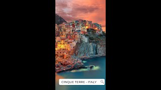 Visit Italy in 1 Minute Le Cinque Terre  Liguria [upl. by Jotham]