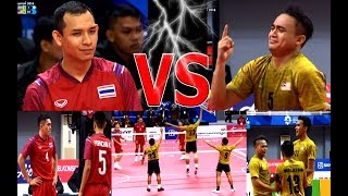 Sepak Takraw  Thailand VS Malaysia  Asian Games 2018  Intense Battle  1st Regu [upl. by Eatton]