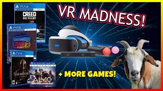 Virtual Reality Madness Multiple Games PSVR [upl. by Wyon]