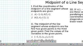 Midpoint Between Two Points [upl. by Lauralee]