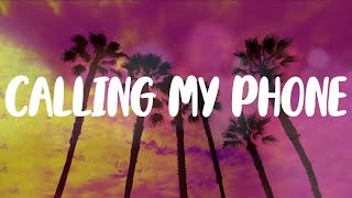 Lil Tjay  Calling My Phone Lyric Video [upl. by Nelia190]