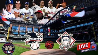 MLB ALL STAR GAME 2024 Texas 🔴 LIVE ⚾ WATCH amp REACTION [upl. by Bj]