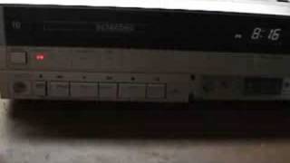 Sanyo 4590 Betamax VCR Classic Vcrs Test [upl. by Ycnalc]