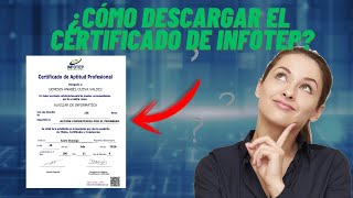 Como Consultar Y Descargar mis CERTIFICADOS De Curso INFOTEP En Linea [upl. by Adnanref]